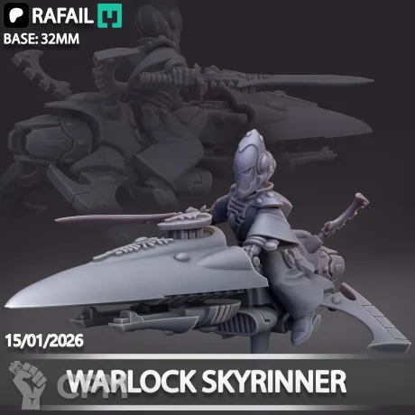 Описание картинки Warlock Skyrunner от Naggaroth Night по цене 600руб | Свободный Рынок Миниатюр - СРМ