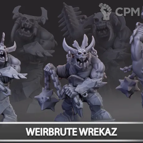 Описание картинки Weirdbrute Wrekkaz от Naggaroth Night по цене 1 600руб | Свободный Рынок Миниатюр - СРМ