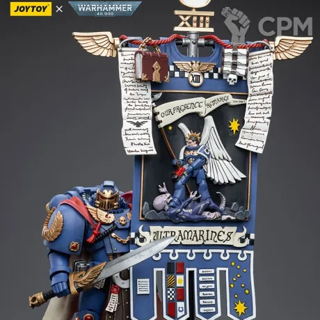 Описание картинки Ultramarines Honour Guard Chapter Ancient от Строго по-Имперски по цене 6 420руб | Свободный Рынок Миниатюр - СРМ