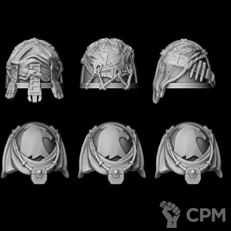 Описание картинки наплечники Raptor от Bazilevs по цене 497руб | Свободный Рынок Миниатюр - СРМ