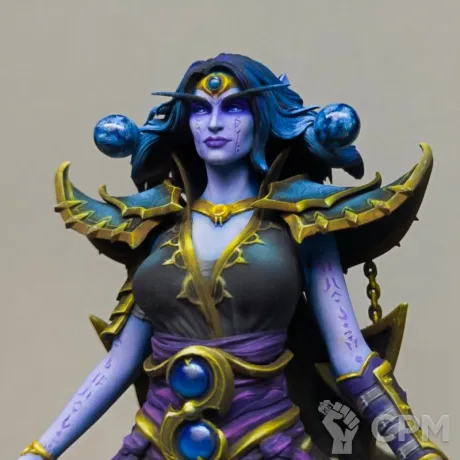 Описание картинки World of Warcraft, Xal'atath (Ксалатат, темный клинок) от Нефтис по цене 10 000руб | Свободный Рынок Миниатюр - СРМ