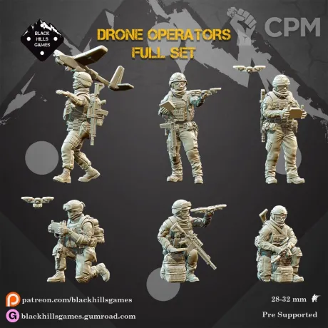 Описание картинки Drone Operator от Wardog Workshop по цене 250руб | Свободный Рынок Миниатюр - СРМ