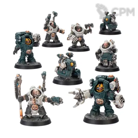 Описание картинки Ironhead Squat Charter Masters and Drill Masters от Dark Heresy по цене 1 850руб | Свободный Рынок Миниатюр - СРМ