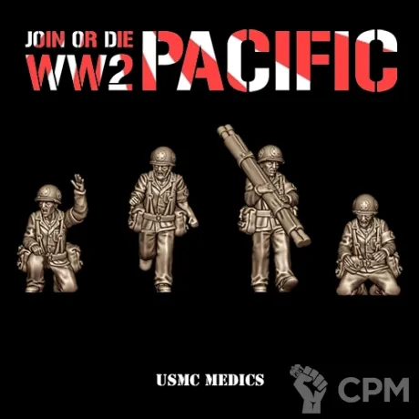 Описание картинки USMC MEDICS от 3DPrintClub по цене 95руб | Свободный Рынок Миниатюр - СРМ