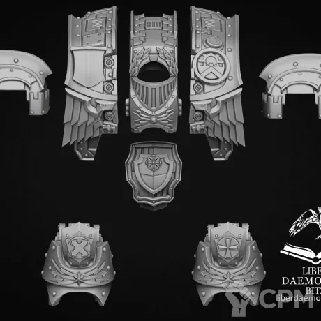 Описание картинки Armor model "Levi" type Fist от Bazilevs по цене 1 095руб | Свободный Рынок Миниатюр - СРМ