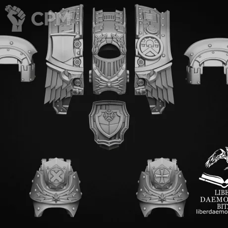 Описание картинки Armor model "Levi" type Fist от LDBits по цене 1 258руб | Свободный Рынок Миниатюр - СРМ