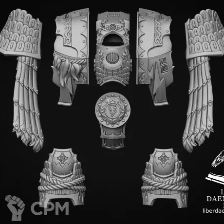 Описание картинки Armor model "Levi" type Tribus от LDBits по цене 1 258руб | Свободный Рынок Миниатюр - СРМ