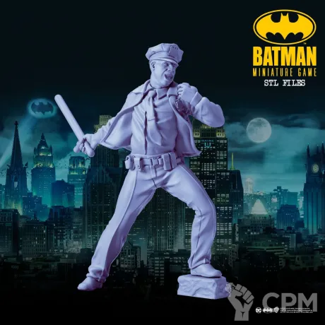 Описание картинки GCPD Officer 1 - Batman Miniature Game от Критикал Принт по цене 180руб | Свободный Рынок Миниатюр - СРМ