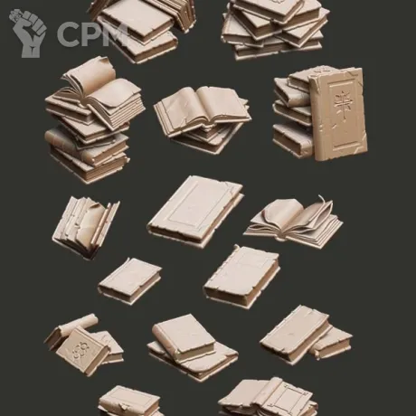 Описание картинки Library от Орки с наГорки по цене 200руб | Свободный Рынок Миниатюр - СРМ