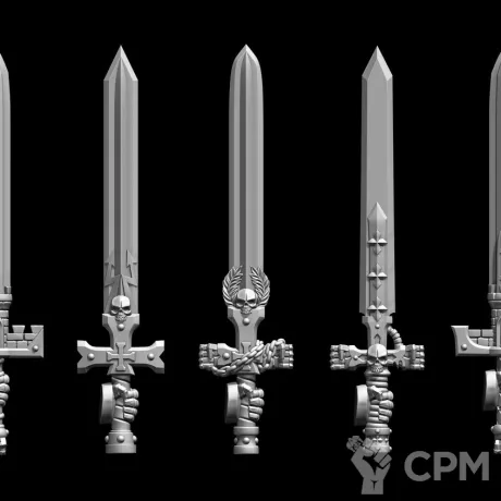 Описание картинки Мечи Sword (левая рука) от Bazilevs по цене 497руб | Свободный Рынок Миниатюр - СРМ