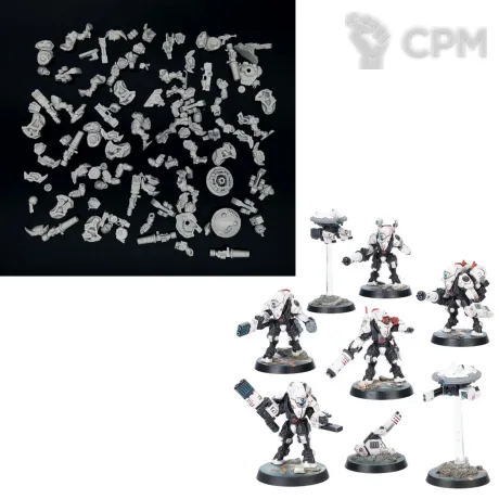 Описание картинки XV26 Stealth Battlesuit new от Логово Каракатицы  по цене 100руб | Свободный Рынок Миниатюр - СРМ