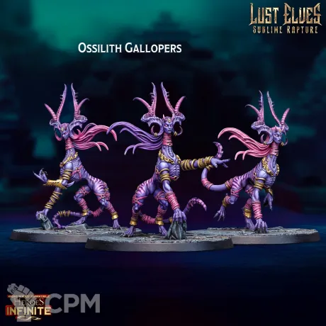 Описание картинки Hedonites of Slaanesh/Ossilith Gallopers от Barduck Miniatures по цене 1 159руб | Свободный Рынок Миниатюр - СРМ