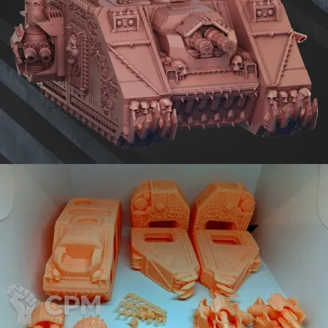 Описание картинки Chaos Land Raider от Орки с наГорки по цене 800руб | Свободный Рынок Миниатюр - СРМ