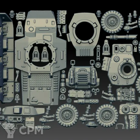 Описание картинки Hippogriff AFV (Scan) от AxeL's Forge по цене 2 000руб | Свободный Рынок Миниатюр - СРМ