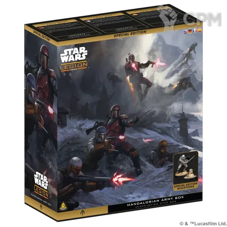 Описание картинки Star Wars: Legion - Mandalorian Special Edition Army Box от Nolar по цене 25 000руб | Свободный Рынок Миниатюр - СРМ