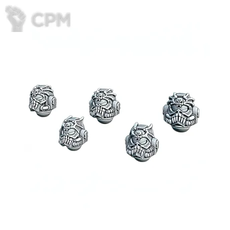 Описание картинки Night Lords - Skull Mask Helmets (x5) от 3D Print Workshop по цене 186руб | Свободный Рынок Миниатюр - СРМ