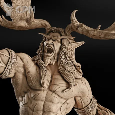 Описание картинки Cenarius Фигурка (World of Warcraft) от GAS3TXD  по цене 4 900руб | Свободный Рынок Миниатюр - СРМ