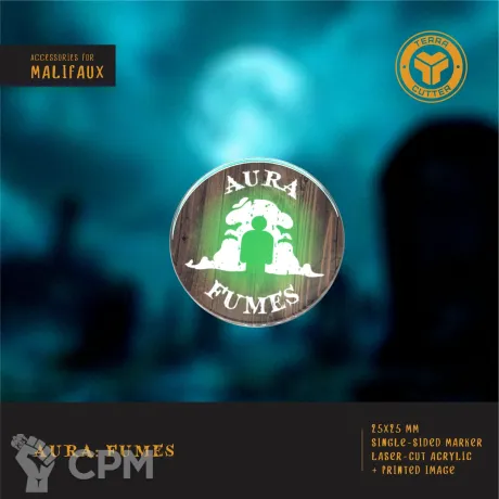 Описание картинки Malifaux Aura-Fumes от TerraCutter по цене 35руб | Свободный Рынок Миниатюр - СРМ
