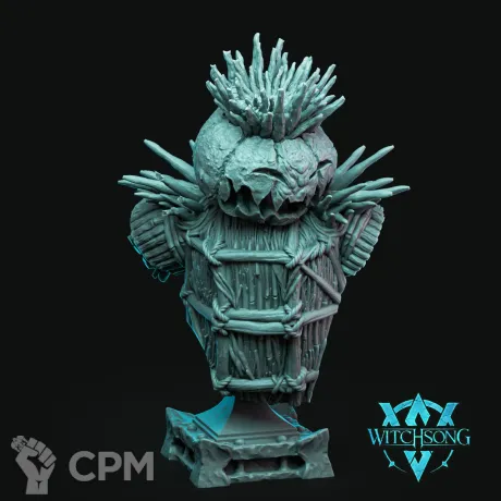 Описание картинки Bust - The Wickerman Golem от ADEPT M&P по цене 2 000руб | Свободный Рынок Миниатюр - СРМ