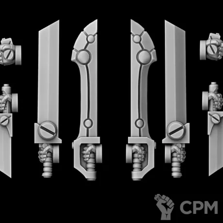 Описание картинки Weapons melee set DW (для ближнего боя) от Bazilevs по цене 596руб | Свободный Рынок Миниатюр - СРМ