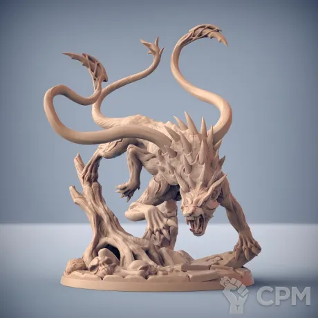 Описание картинки Displacer Beast (Ускользающий Зверь) от Gabrigame_Print по цене 910руб | Свободный Рынок Миниатюр - СРМ