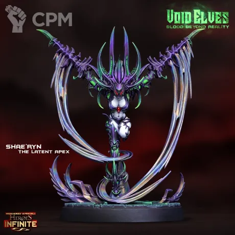 Описание картинки Dark Elves/Shae-Ryn от Barduck Miniatures по цене 339руб | Свободный Рынок Миниатюр - СРМ