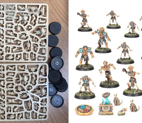 Описание картинки Tomb Kings Blood Bowl Team: The Nehekhara Nightmares от zurdo по цене 4 000руб | Свободный Рынок Миниатюр - СРМ