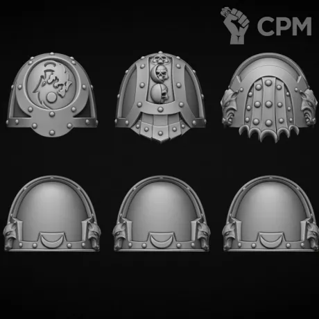 Описание картинки наплечники Moon от Bazilevs по цене 497руб | Свободный Рынок Миниатюр - СРМ