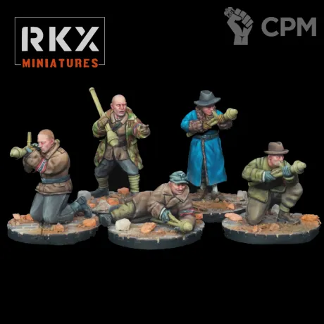 Описание картинки Volkstruum_Panzerfausts от 3DPrintClub по цене 95руб | Свободный Рынок Миниатюр - СРМ