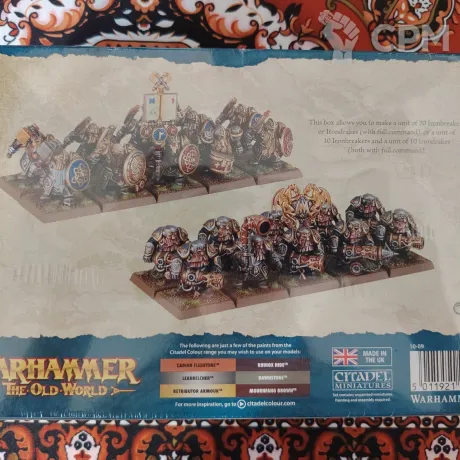 Описание картинки Dwarf Ironbreakers от Thunder79 по цене 100руб | Свободный Рынок Миниатюр - СРМ