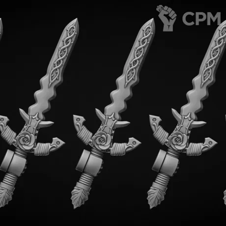 Описание картинки мечи тип Tarar (правая рука) от Bazilevs по цене 497руб | Свободный Рынок Миниатюр - СРМ