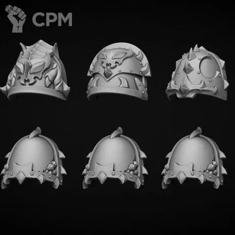 Описание картинки Наплечники Mantis от Bazilevs по цене 497руб | Свободный Рынок Миниатюр - СРМ