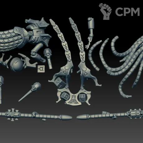 Описание картинки Chronomancer (Scan) от AxeL's Forge по цене 250руб | Свободный Рынок Миниатюр - СРМ