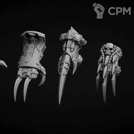 Описание картинки оружие тип Claws (правая рука) от Bazilevs по цене 497руб | Свободный Рынок Миниатюр - СРМ