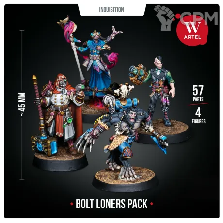 Описание картинки Комплект миниатюр Bold Loners Pack от Артель W по цене 4 190руб | Свободный Рынок Миниатюр - СРМ