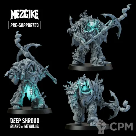 Описание картинки Deep shroud, guard of Mthulus v2 от Age of Printmar по цене 750руб | Свободный Рынок Миниатюр - СРМ