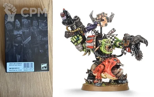Ork Warboss with Attack Squig - Свободный Рынок Миниатюр