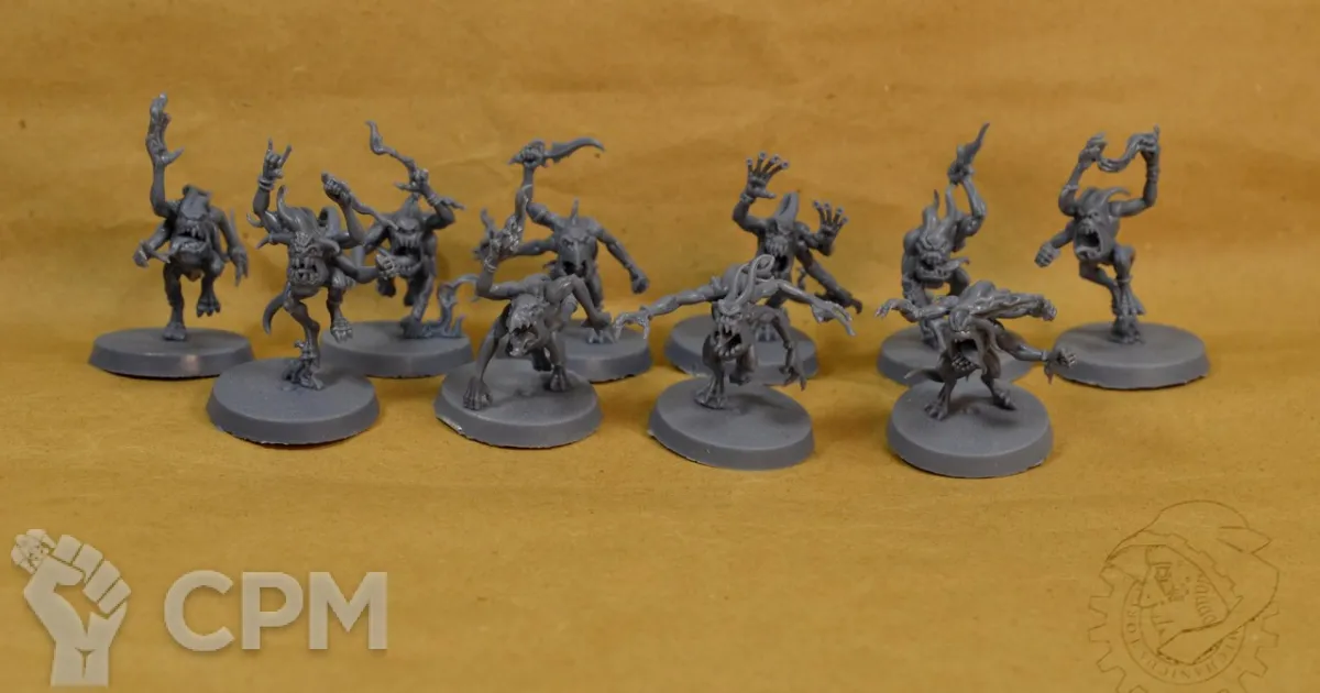 Blue horrors. Wahapedia blue horrors. Disciples of tzeentch. Brimstone horrors of tzeentch. Тзинч вархаммер 40000 миниатюры.