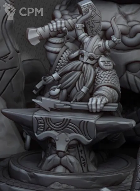 Great Dwarf Runemaster - купить от 3DPrintClub по цене 300руб ...