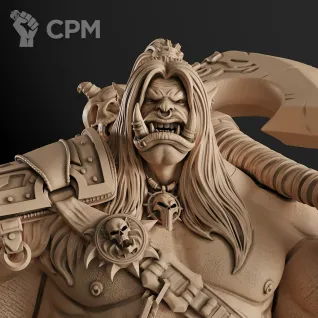 Описание картинки Grommash Hellscream Фигурка (World of Warcraft) от GAS3TXD  по цене 4 600руб | Свободный Рынок Миниатюр - СРМ
