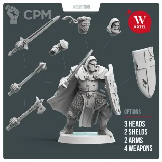 Описание картинки Knight Errant от Артель W по цене 800руб | Свободный Рынок Миниатюр - СРМ