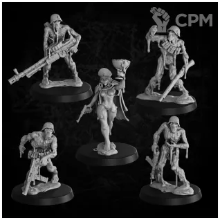 Описание картинки Toxic troopers от Manufactorum76 по цене 800руб | Свободный Рынок Миниатюр - СРМ