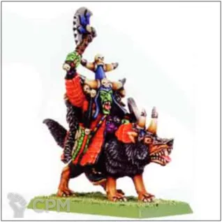 Описание картинки Hobgoblin Hero on Wolf от OldHammer Мастерская по цене 450руб | Свободный Рынок Миниатюр - СРМ