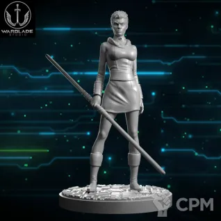 Описание картинки Brianna, The Last Handmaiden - Star Wars Shatterpoint от Critical Print по цене 190руб | Свободный Рынок Миниатюр - СРМ