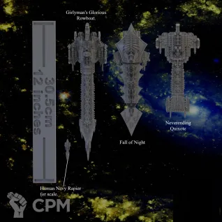 Описание картинки Battlefleet Gothic: Eternal Crusader от 3Д печать миниатюр по цене 2 533руб | Свободный Рынок Миниатюр - СРМ