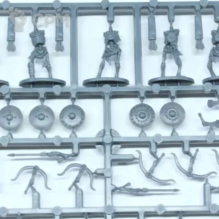Описание картинки OAKP501 Skeleton Infantry 30 скелетов пластик от Base 28 по цене 3 125руб | Свободный Рынок Миниатюр - СРМ