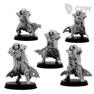 Описание картинки Necrocyborg Deathmarks Conversion Set от Dark Heresy по цене 982руб | Свободный Рынок Миниатюр - СРМ