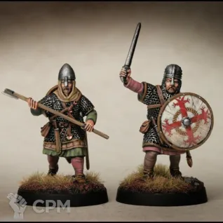 Описание картинки Late Saxons - Anglo Danes от Base 28 по цене 5 250руб | Свободный Рынок Миниатюр - СРМ