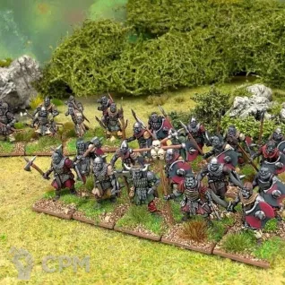Описание картинки OAKP204  Orc Infantry от Base 28 по цене 3 394руб | Свободный Рынок Миниатюр - СРМ