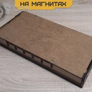 Описание картинки Органайзер для маркеров и шаблонов Necromunda от TerraCutter по цене 1 500руб | Свободный Рынок Миниатюр - СРМ